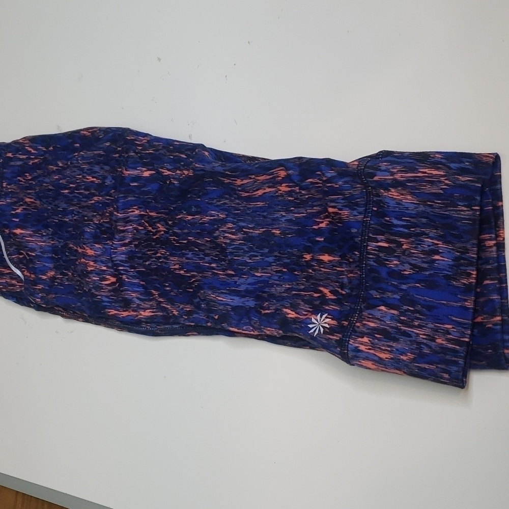 𝅺ATHLETA Blue Coral Leggings - Picture 4 of 10